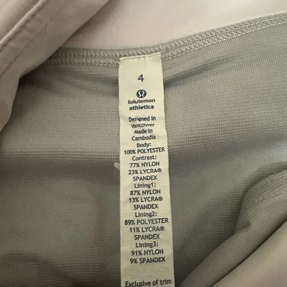 LULULEMON Run Times Shorts in Light Green/Metallic Blush Stripe - Picture 9 of 11